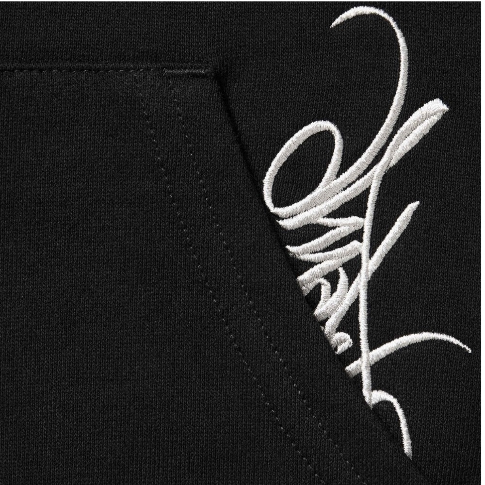 SUPREME BLACK TAG HOODED SWEATSHIRT - Picture 3 of 4